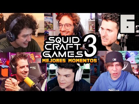 LOS MEJORES MOMENTOS DE SQUID CRAFT GAME 3 DIA 6 FINAL