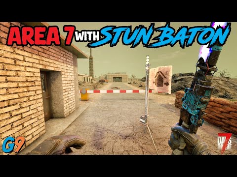 7 Days To Die - Area 7 Quest with Maxed Stun Baton