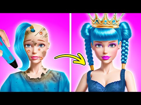 IH! 🤢 Boneka Rusak Butuh Makeover Mendesak! Trik Kecantikan Menakjubkan untuk Boneka Barbie