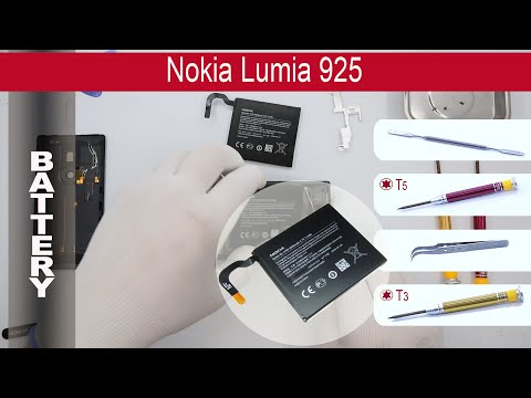 (ENGLISH) How to replace 🔧  🔋 📱 Battery Nokia Lumia 925 (rm-892, rm-893,rm-910)