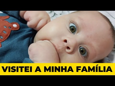 Hoje visitei minha família e compartilho um pouco desse momento com vocês