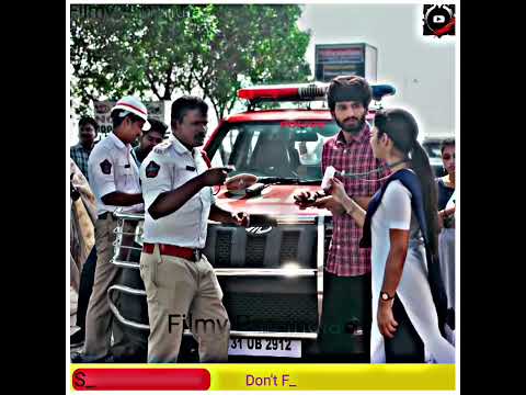 💥The girl is driving a scooter💯without a driver's license.🔥The girl later gets the license.