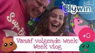 Weekvlog 0: Kinder-DJ Blijwin en Lotte Lollig aan't werk. Aankondiging =D