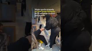 Se le atoran las botas