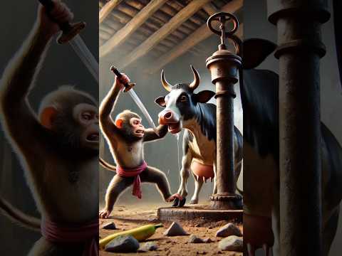 Beautiful story of cow 🐄 and old man #youtubeshorts #youtubeshorts #ytshorts #ai #trending #animals