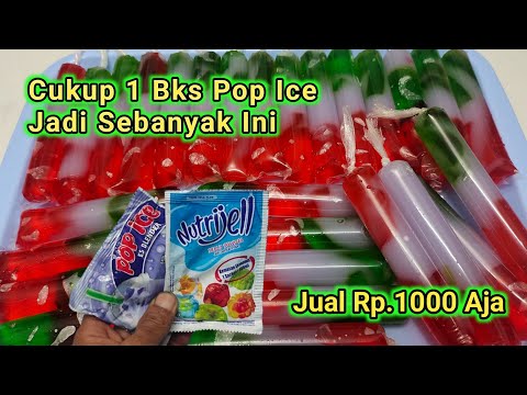 CUKUP 2 NUTRIJELL JADI 50 PCS, IDE JUALAN JAJANAN 1000 MODAL KECIL UNTUNG BESAR