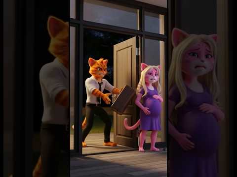 Watch Till The End 😱 | Sad to Happy Cat Story #cats #cat #ai #story #kitty #kitten #shorts