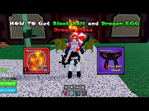 How To Get Black Belt & Dragon Race in Blox Fruits Dragon Update!