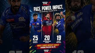 Most three -wickets hual among Pacers in ipl💥💀#jaspritbumrah #bhuvneshwarkumar #lasith malinga #ipl