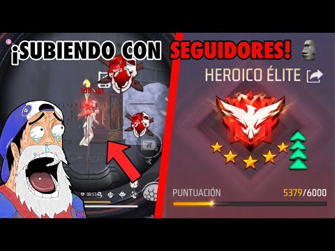 🔴 SUBIENDO A MAESTRO EN CLASIFICATORIA 🔥 ¡CON SEGUIDORES! 🤫🧏‍♂️ FREE FIRE