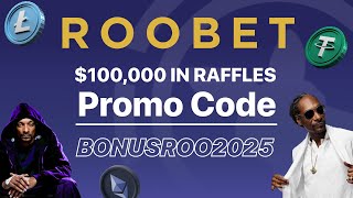 Roobet Promo Code "BONUSROO2025" — Join $100,000 Raffles + Daily Cashback & VIP Rewards
