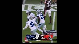 Trevon diggs interception first game back🔥#shorts #trevondiggs #dallascowboys