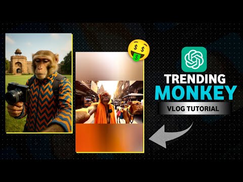 Viral Monkey Vlog Video Kaise Banaye How To Make Monkey Vlog AI Video🔥🤩 100% Working
