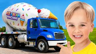 Los niños aprenden a preparar diferentes helados con Vlad y Niki