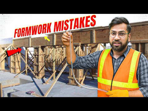 How to Do Slab Beam Shuttering on Site | Formwork Checking, Leveling & Quantity Estimation