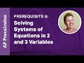 Solving Systems of Equations