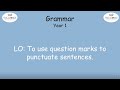 Understanding Question Marks