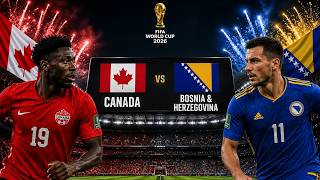 Канада - Боснія і Герцеговина I World Cup 26 I Прямий Ефір