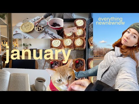 january notes 💌 books, vlogging again, snow days in seoul