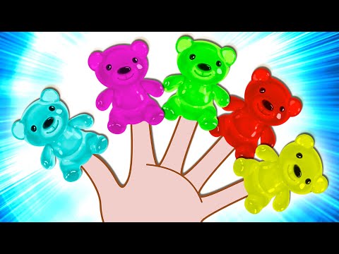 Gummy Bear Finger Family | Nursery Rhymes And Song | HooplaKidz Hindi