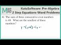 Solving Two-Step Equations in Word Problems