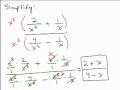 Simplifying Algebraic Complex Fractions: Methods and Examples