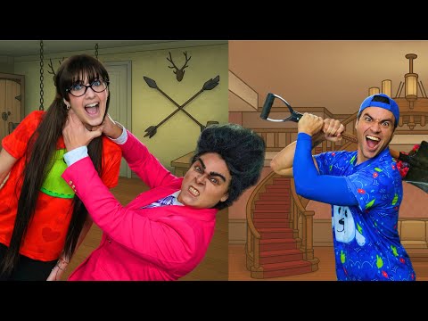 Luccas Neto salva a Gi da Scary Teacher