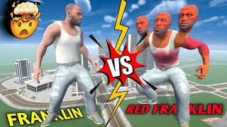 Franklin Vs 3 Head Franklin 😱 Indian Bike Driving 3d #gta #indianbikesdriving3d