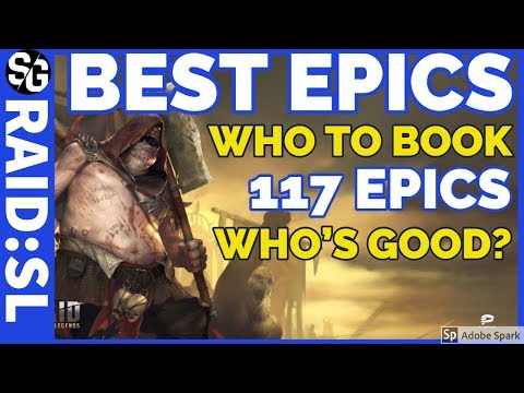 RAID SHADOW LEGENDS | BEST EPICS | REVIEWING EPICS | WHO TO BOOK