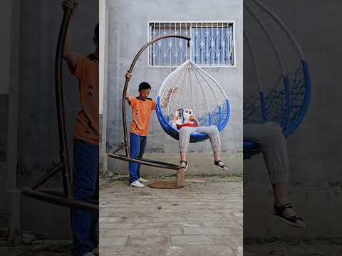 💥🔥With patience, you too can learn to support the boy on the hanging chair!💥🔥