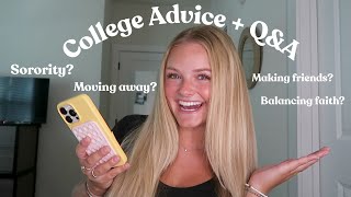 College Advice + Q&A as a Senior in College
