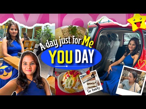 My Manifested ME Birthday 💙 Red Car, Blue Dress, Haircut, Pasta, Movie & Family Vlog