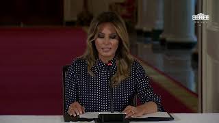First Lady Melania Trump participates in the "Recovery at Work" roundtable - Trump Tube
