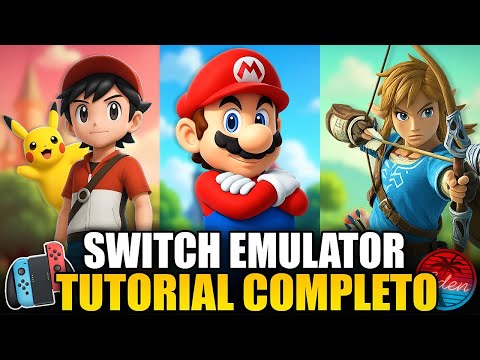 MELHOR EMULADOR de Nintendo Switch Para PC Notebook (EDEN) Como Baixar e Configurar!