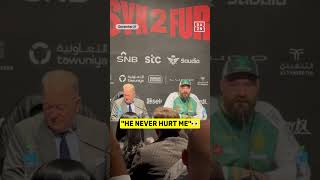 Tyson Fury's post fight interview