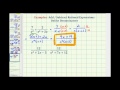 Rational Expressions and Their Operations