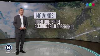 MALVINAS: piden que ISRAEL reconozca la SOBERANÍA ARGENTINA #TelefeNoticias