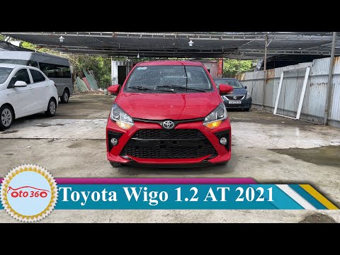 Toyota Wigo 1.2 G AT 2021 - Bán xe Toyota wigo 2021 số tự động, chạy hơn 4 vạn km