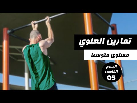 برنامج تمارين كاليسثنكس للمستوى المتوسط | تمارين العلوي | اليوم 05