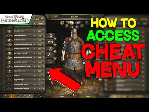 mount and blade fire and sword cheat menu