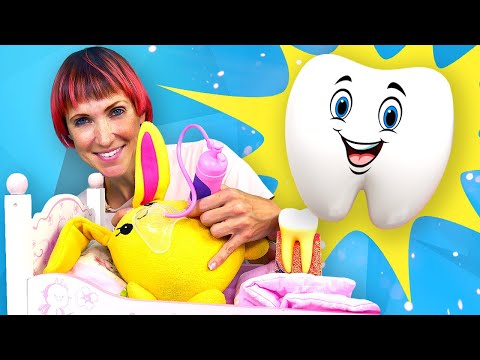 Kids & toys pretend to play dentist | Mommy for Lucky show for kids  - Videos for kids