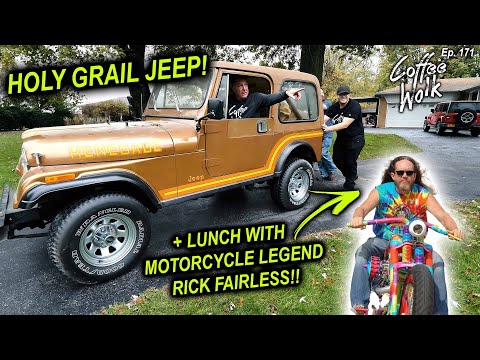 FOUND: Holy Grail Jeep + Lunch With Motorcycle Legend Rick Fairless!