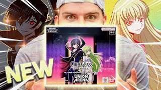 LELOUCH!! *NEW* BANDAI UNION ARENA... CODE GEASS OF THE REBELLION BOOSTER BOX OPENING!!