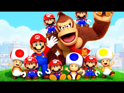 Mario vs. Donkey Kong - All Levels - Time Attack Mode