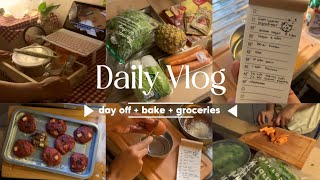 ⤷ Vlog Keseharian Sakuber Saat Libur Kerja "groceries, make cookies, roblox" ˎˊ˗ || Real Life Vlog 