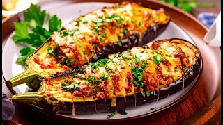 Käse, 2 Auberginen und Eier! Auberginen zergehen im Mund wie Butter! Dieser Trick hat Tausende