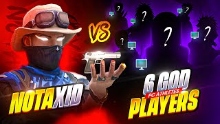 No Rifle, No Mercy‼️  Just Desert Eagle🔫 vs Six PC Players 🖥