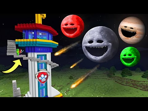 i Found Scariest LUNAR MOON 😱 in Minecraft | ( Part-188 ) |