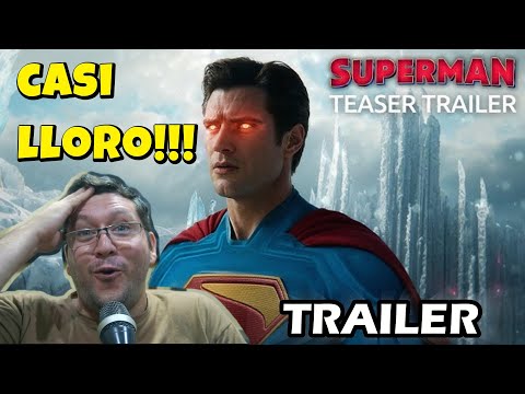 casi lloro!!! SUPERMAN Trailer reaccion - alejozaaap