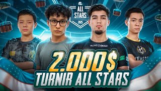 PUBG MOBILE ALL STARS: Titanlar Jangi 🤯 HAMMA MASHXUR STRIMERLAR KONTENTMEYKERLAR BITTA TURNIRDA 🔥